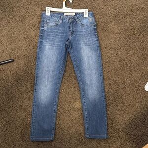 Women's Blue Slim Straight Jeans